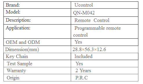 4 Channels Remote Control Case