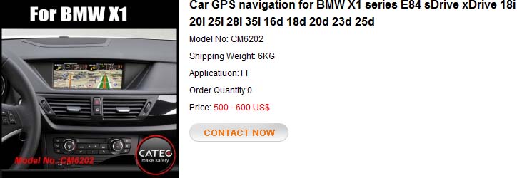 GPS navigation for BMW X1