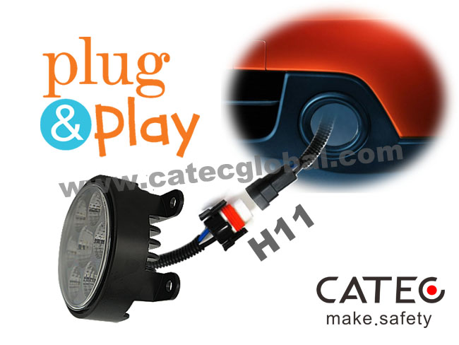 plug & play for Citroen C4 car LED DRL daytime running lights