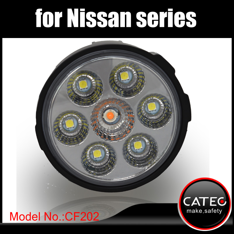 Nissan LED DRL fog lights