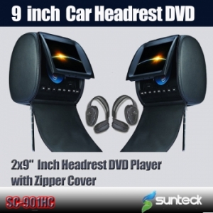 9 headrest dvd