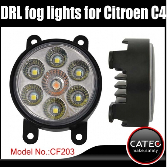 LED daytime running lights Citroen C4