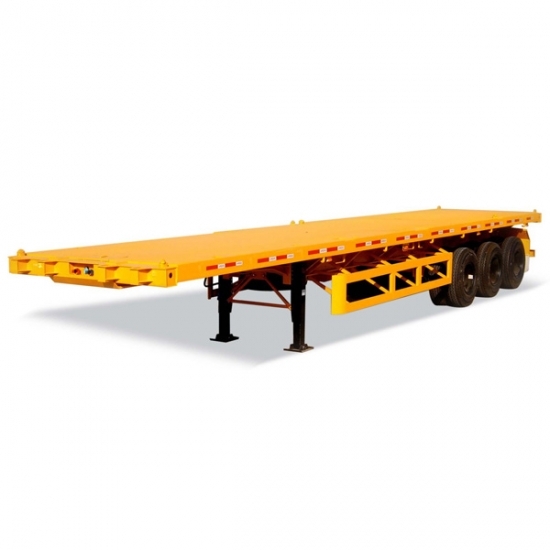 China's Heavyweight Champion: The 3-Axle Flatbed Container Trailer Powering Global Logistics